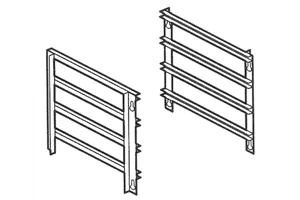 PT-78/98 ﻿﻿Prowadnice na pojemniki GN RM Gastro 00028790