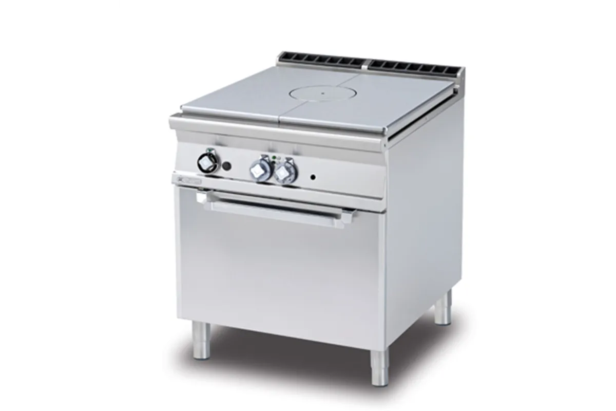 TPFV-98 GE ﻿﻿Kuchnia ﻿żeliwna gazowa z piekarnikiem elektrycznym RM Gastro 00028789