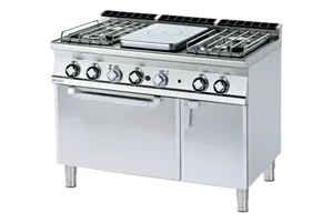 TPF4-712 GV/P ﻿﻿﻿Kuchnia żeliwna ﻿z piekarnikiem gazowa RM Gastro 00010384