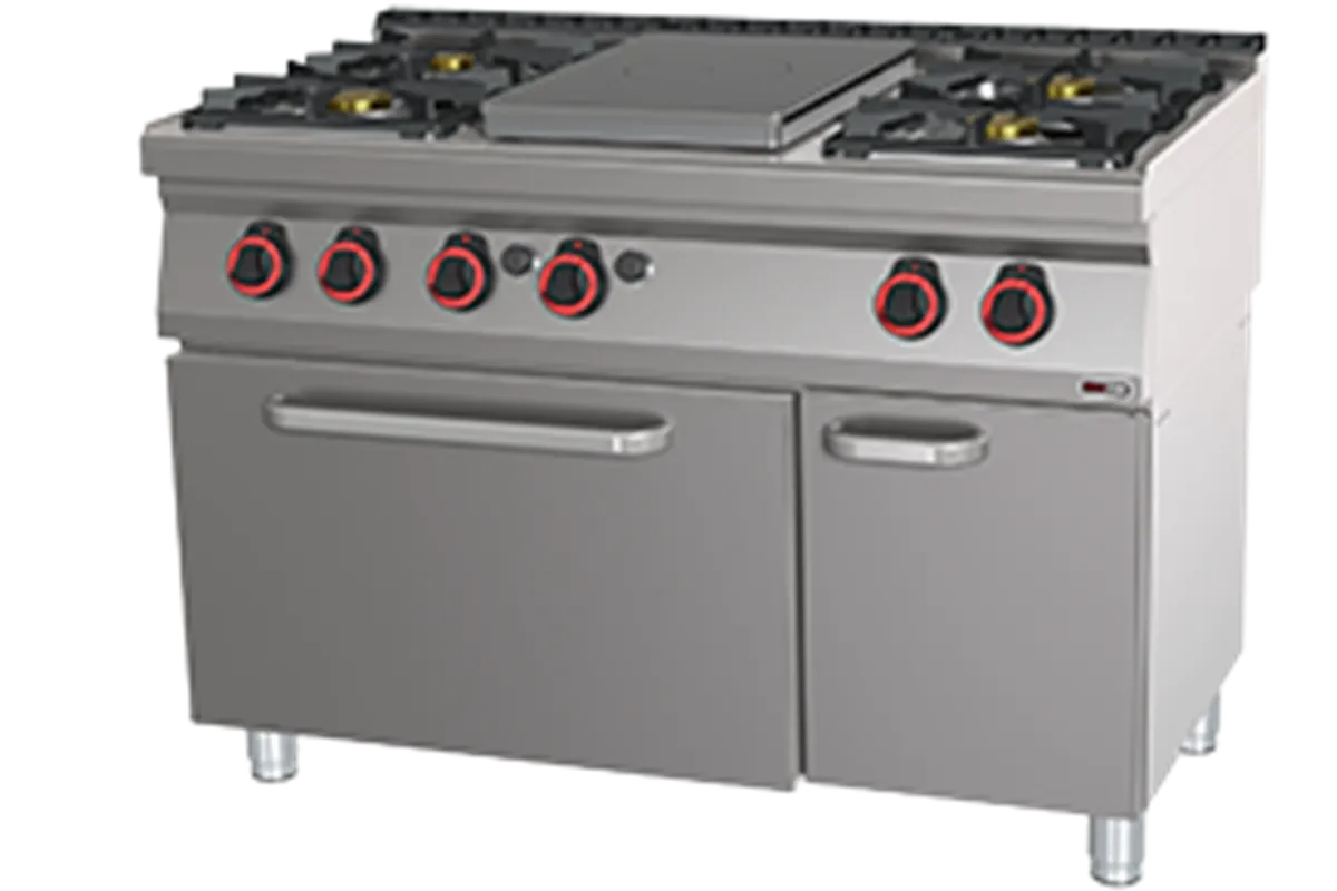 STPT 70/120 21 G ﻿Kuchnia z piekarnikiem gazowa Red Fox 00030424