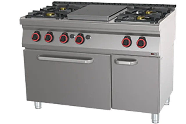 STPT 70/120 21 G ﻿Kuchnia z piekarnikiem gazowa Red Fox 00030424