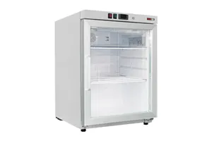 DRR 200 G Szafa chłodnicza - 130 l, lakierowana, przeszklone drzwi Red Fox 00031017