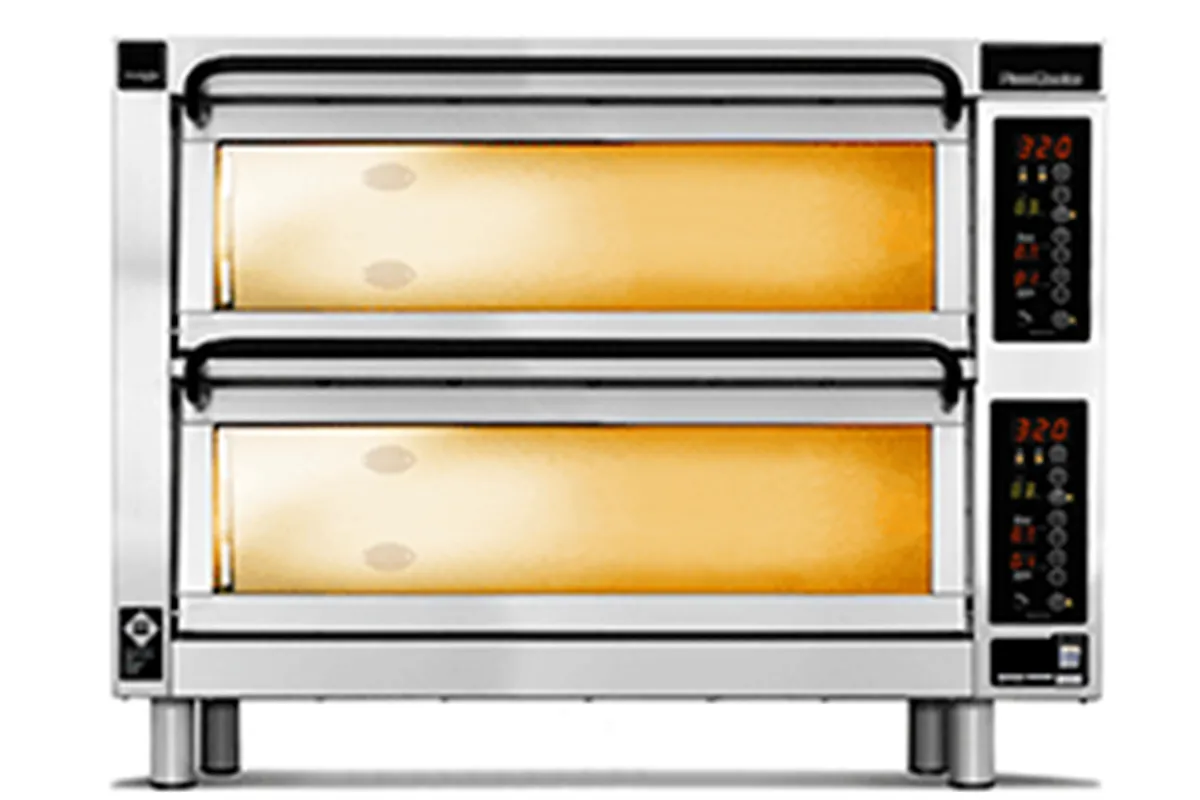 Piec do pizzy 2-komorowy sterowany elektronicznie PizzaMaster 00031474