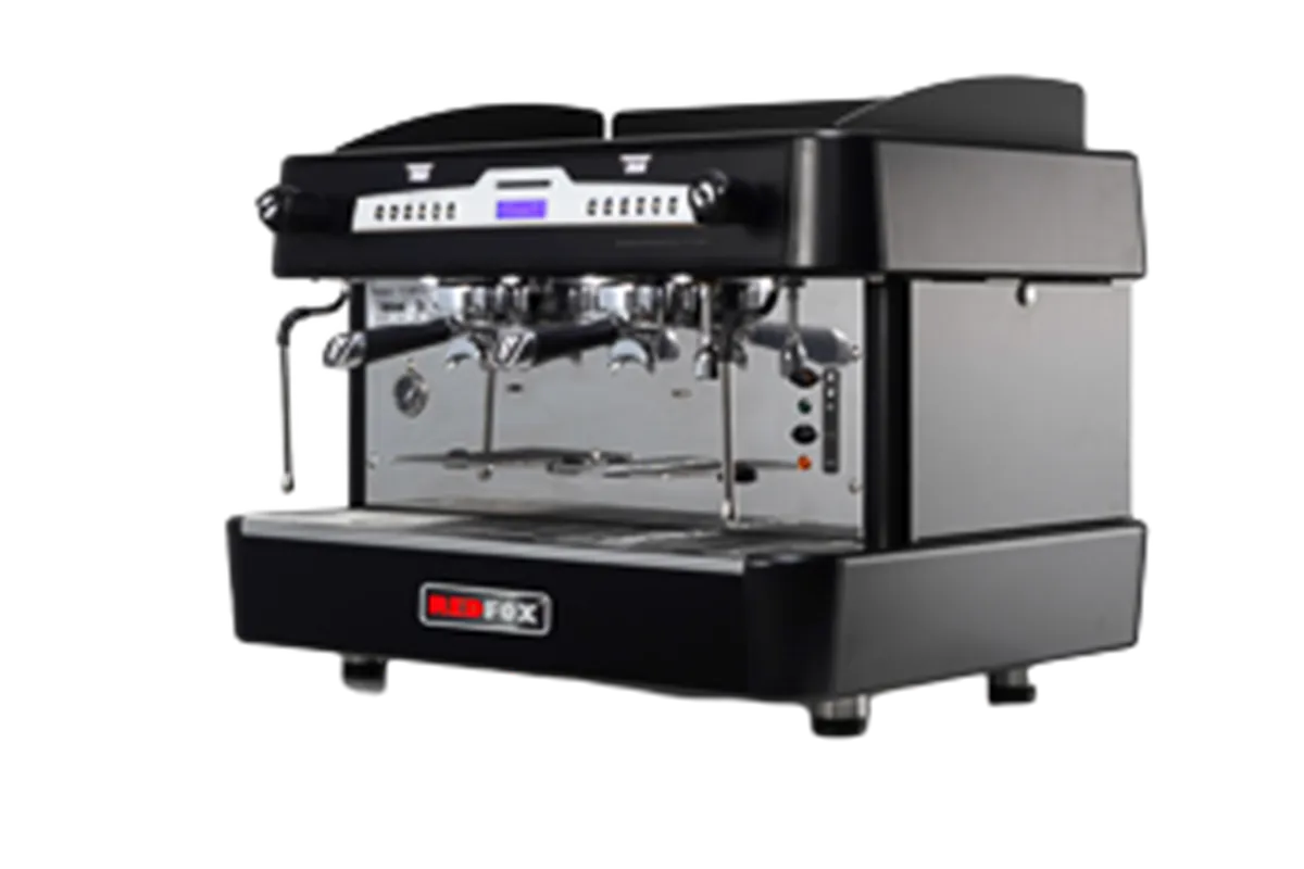 Q 2/B Ekspres do kawy 2-grupowy czarny Red Fox 00031882