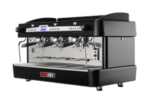 Q 3/B Ekspres do kawy 3-grupowy czarny Red Fox 00032111