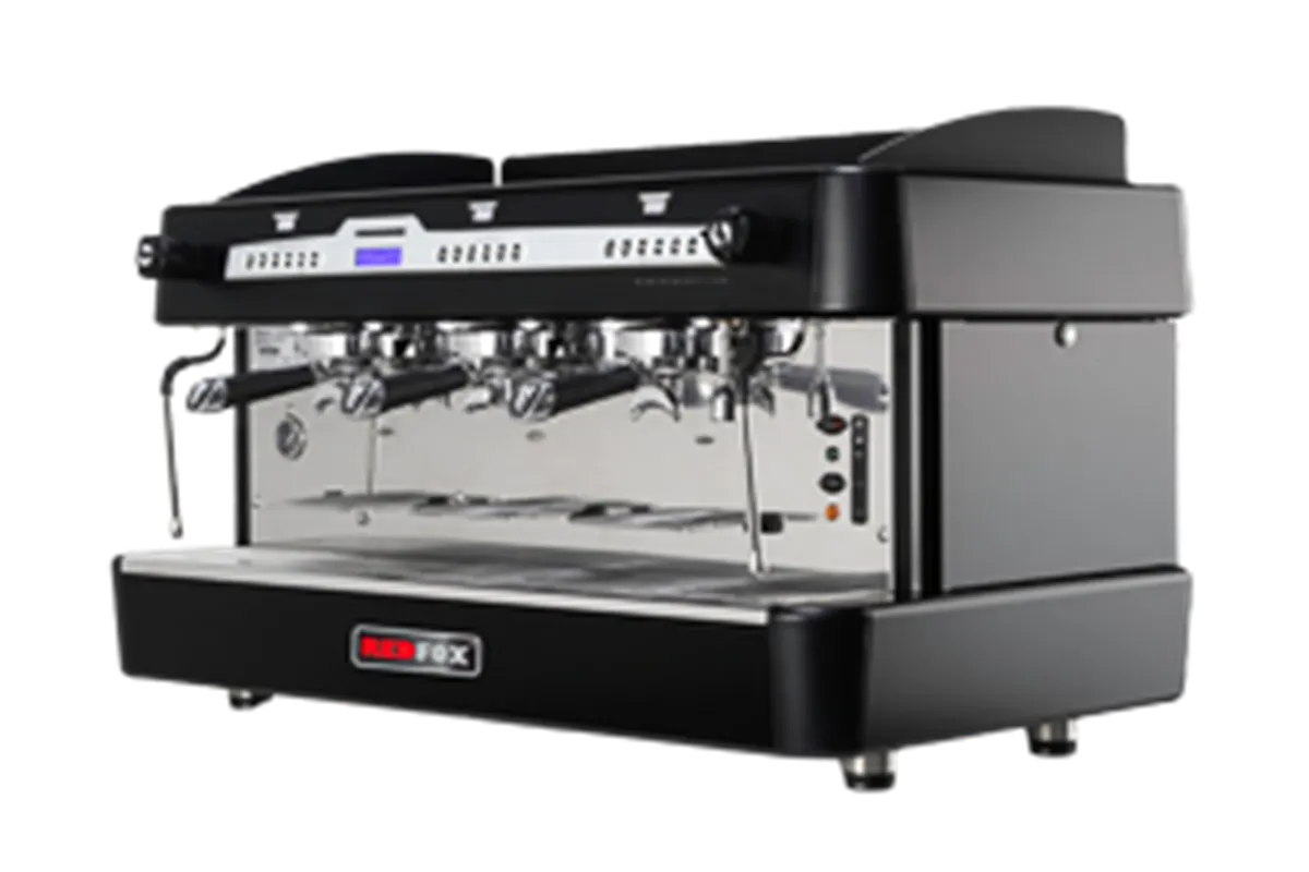 Q 3/B Ekspres do kawy 3-grupowy czarny Red Fox 00032111