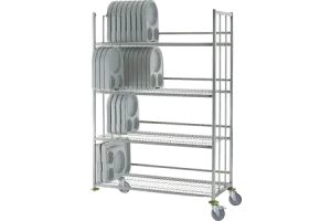 Wózek 4 półkowy na tace MenuMobile 00032346