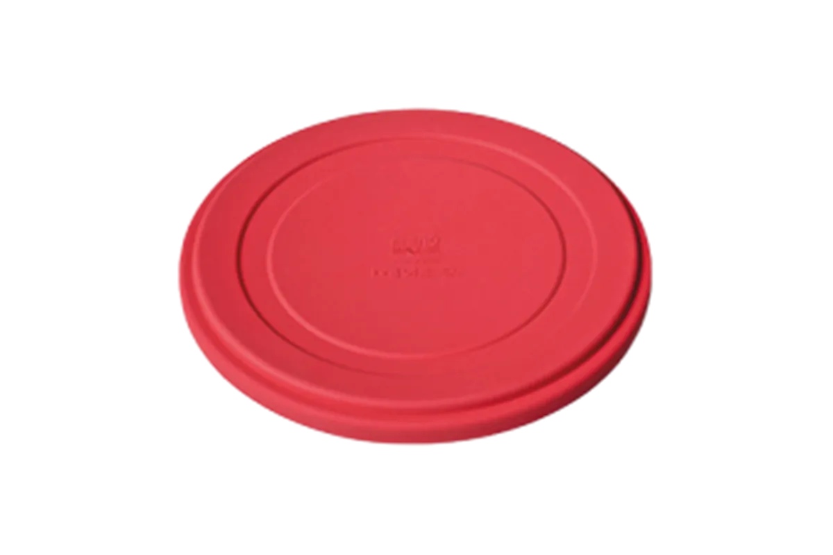 Pokrywka silikonowa czerwona do talerza obiadowego MenuMobile 00032358