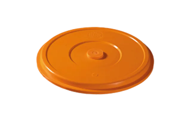 Pokrywka syntetyczna pomarańczowa do talerza obiadowego MenuMobile 00032361