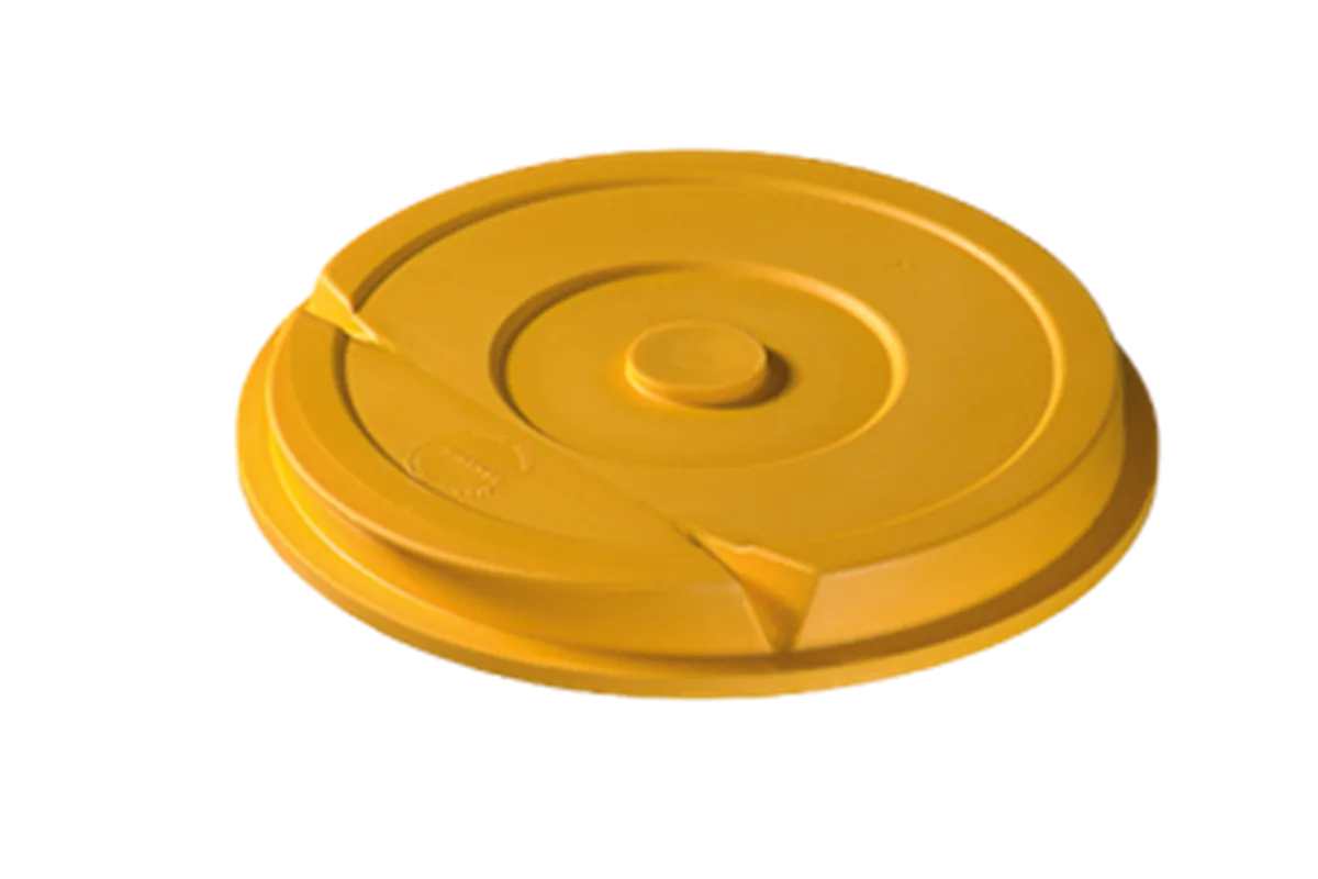 Pokrywka syntetyczna żółta do talerza obiadowego MenuMobile 00032365