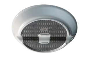 Talerz porcelanowy obiadowy, dzielony, z powłoką do indukcji MenuMobile 00032383