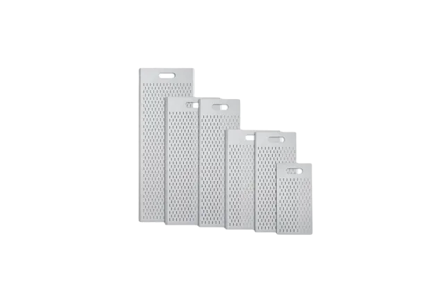 AM-4070AF Płyta do pizzy prostokątna perforowana GI Metal 00032444