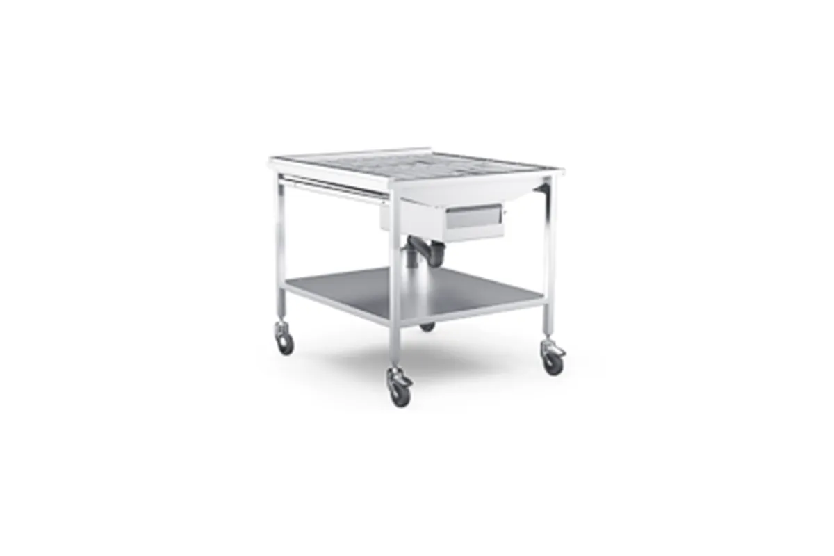 Stół na kółkach ze stali nierdzewnej Wexiodisk 00034227