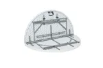 Stół cateringowy okrągły 1500x740 mm Amerbox 810996