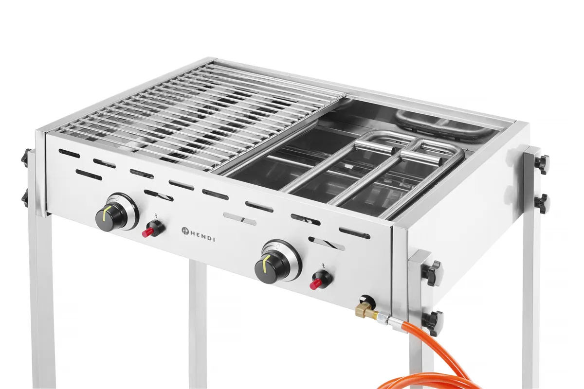 Roast-Master Pro Grill gazowy, 11,6kW, 790x560x900mm HENDI 148808