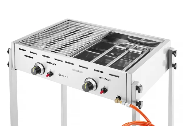 Roast-Master Pro Grill gazowy, 11,6kW, 790x560x900mm HENDI 148808