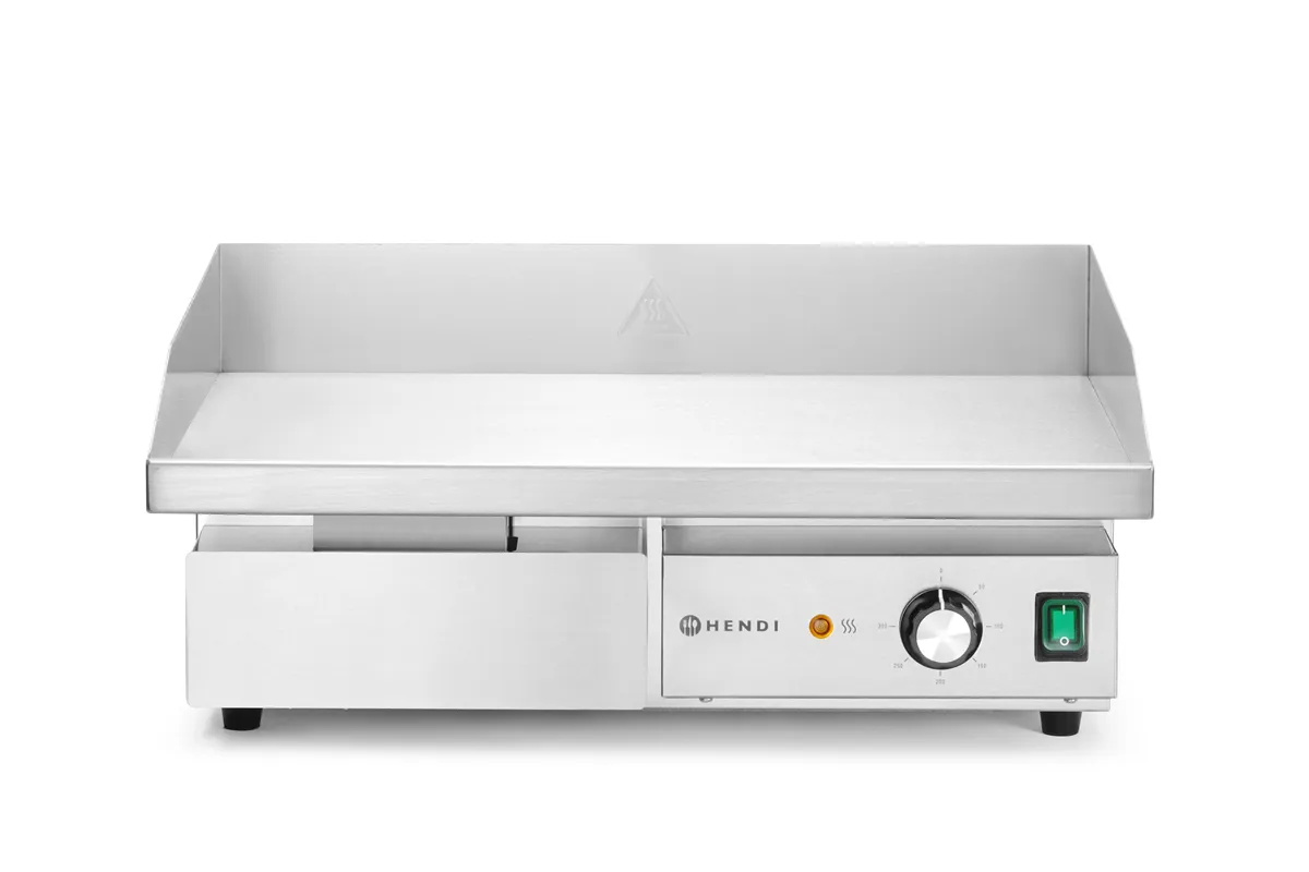 Płyta grillowa, gładka, Budget Line, gładka, 220-240V/3000W, 550x430x240mm HENDI 154977