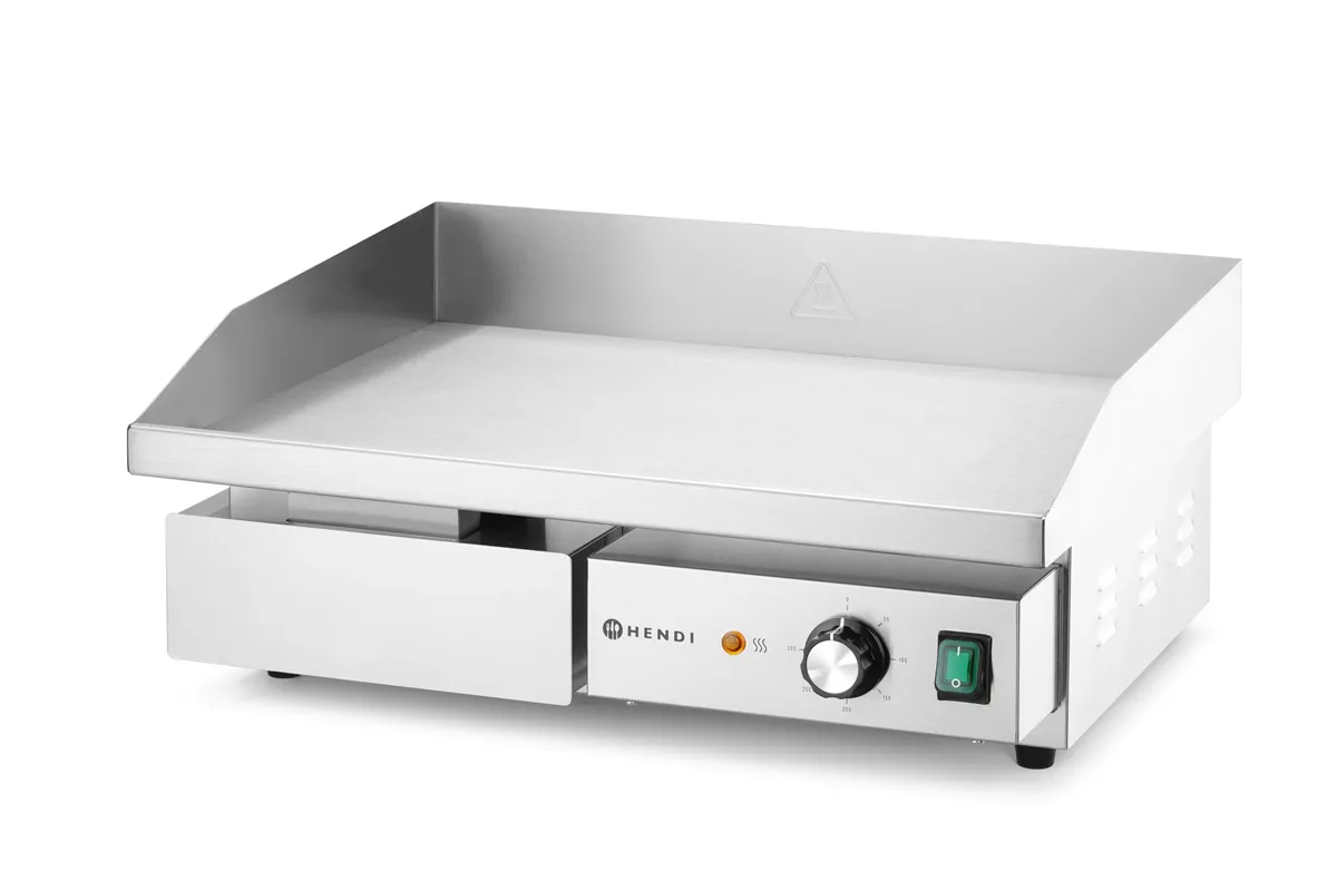 Płyta grillowa, gładka, Budget Line, gładka, 220-240V/3000W, 550x430x240mm HENDI 154977