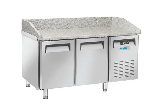 Stół chłodniczy do pizzy 2-drzwiowy, 128L, 220-240V/210W, 1507x800x1040mm Arktic 236789