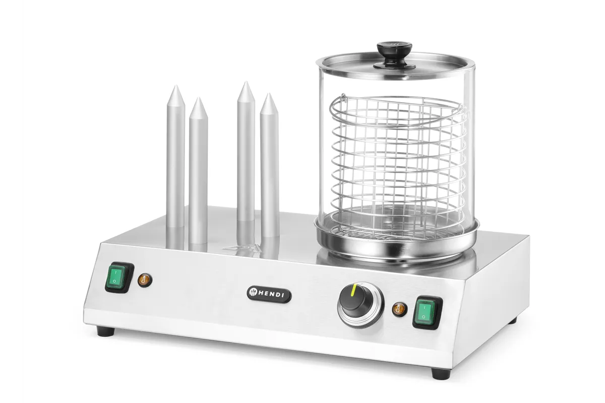 Podgrzewacz do parówek i bułek do hot-dogów, 220-240V/550W, 500x310x395mm HENDI 265031