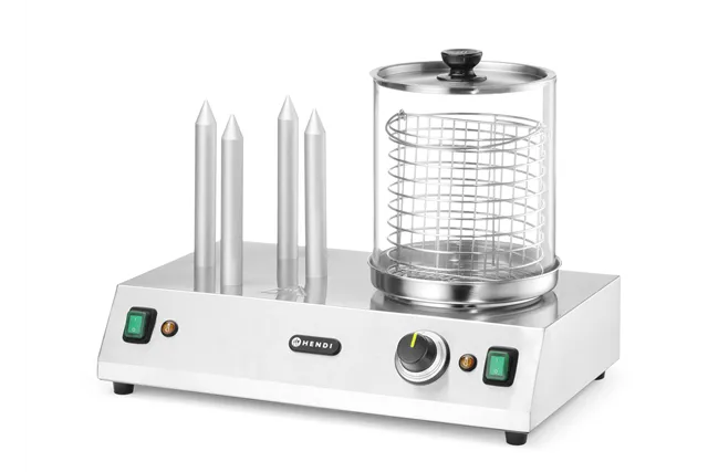 Podgrzewacz do parówek i bułek do hot-dogów, 220-240V/550W, 500x310x395mm HENDI 265031