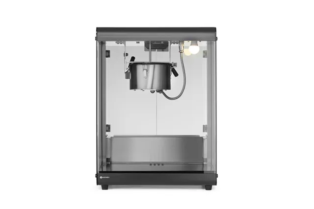 Urządzenie do popcornu, 80L, czarny, 220-240V/1155W, 560x445x775mm HENDI 282823