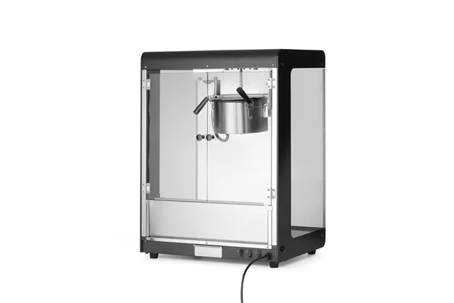 Urządzenie do popcornu, 80L, czarny, 220-240V/1155W, 560x445x775mm HENDI 282823