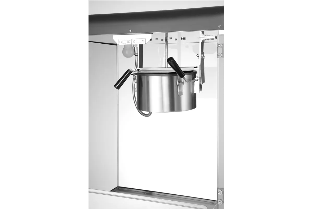 Urządzenie do popcornu, 80L, czarny, 220-240V/1155W, 560x445x775mm HENDI 282823