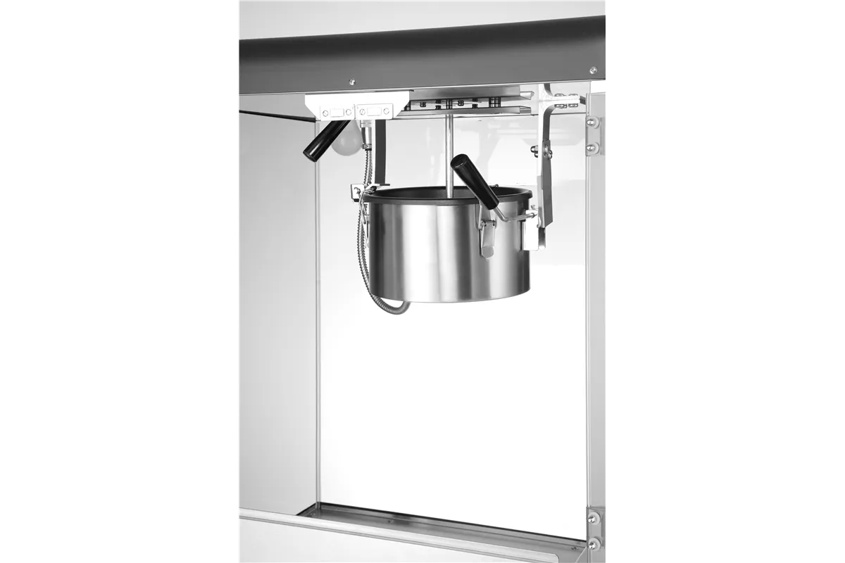 Urządzenie do popcornu, 80L, czarny, 220-240V/1155W, 560x445x775mm HENDI 282823