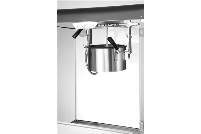 Urządzenie do popcornu, 80L, czarny, 220-240V/1155W, 560x445x775mm HENDI 282823