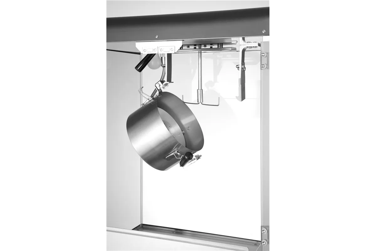 Urządzenie do popcornu, 80L, czarny, 220-240V/1155W, 560x445x775mm HENDI 282823