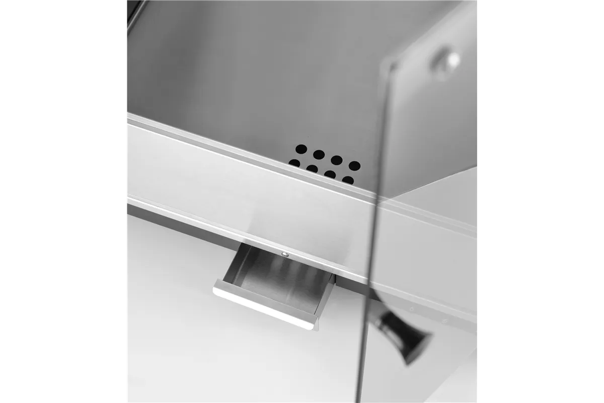 Urządzenie do popcornu, 80L, czarny, 220-240V/1155W, 560x445x775mm HENDI 282823