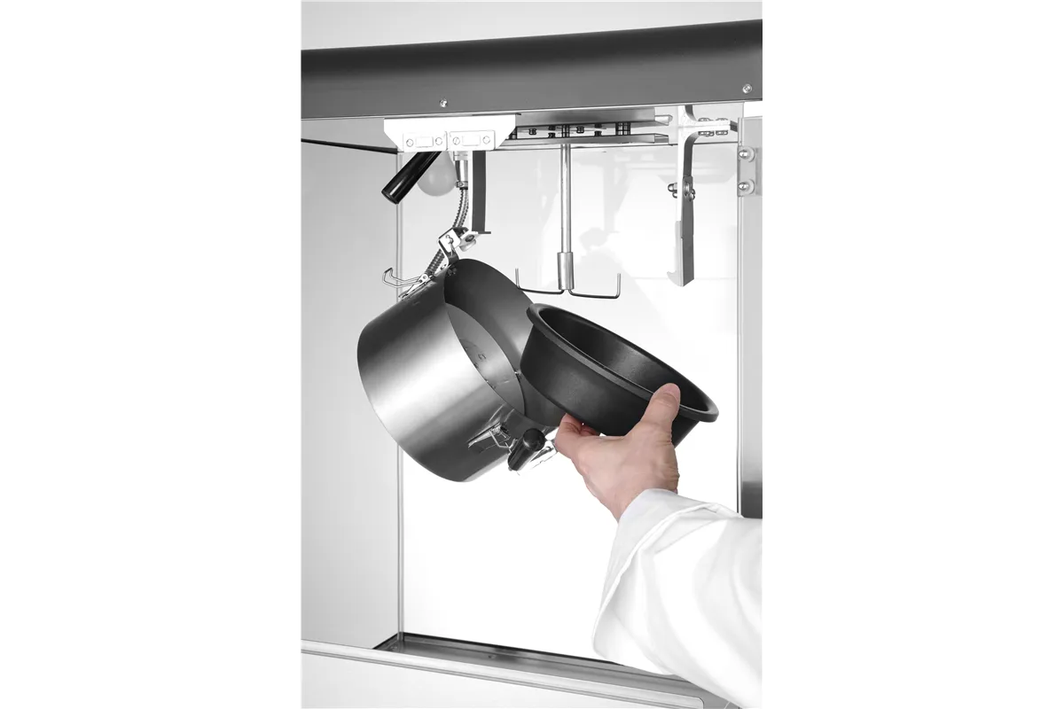 Urządzenie do popcornu, 80L, czarny, 220-240V/1155W, 560x445x775mm HENDI 282823