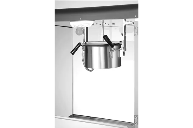 Urządzenie do popcornu, 80L, czarny, 220-240V/1155W, 560x445x775mm HENDI 282823
