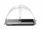 Witrynka roll-top, GN 1/2, czarny, 325x265mm, Prostokątny HENDI 427569