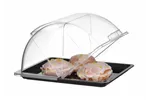 Witrynka roll-top, GN 1/2, czarny, 325x265mm, Prostokątny HENDI 427569