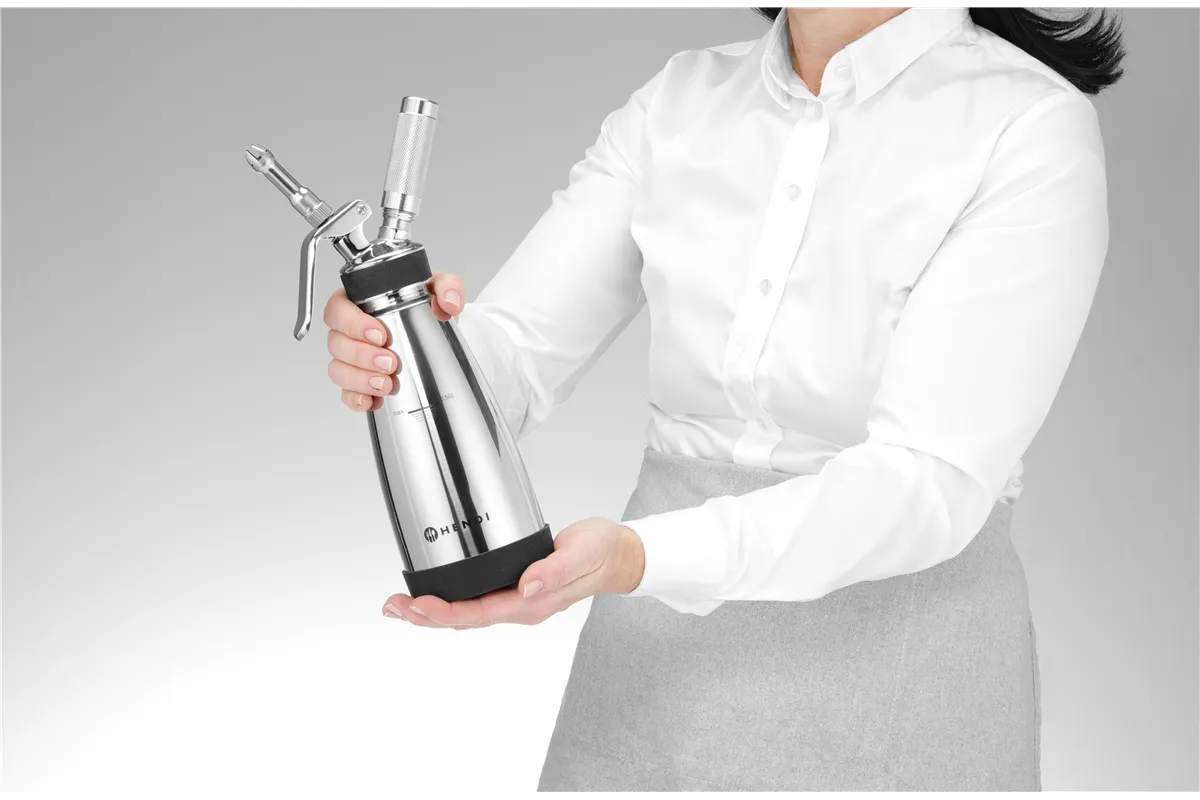 Termo syfon do ciepłych i zimnych sosów, 0,5L, ⌀95x275mm HENDI 588697