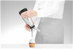 Termo syfon do ciepłych i zimnych sosów, 0,5L, ⌀95x275mm HENDI 588697