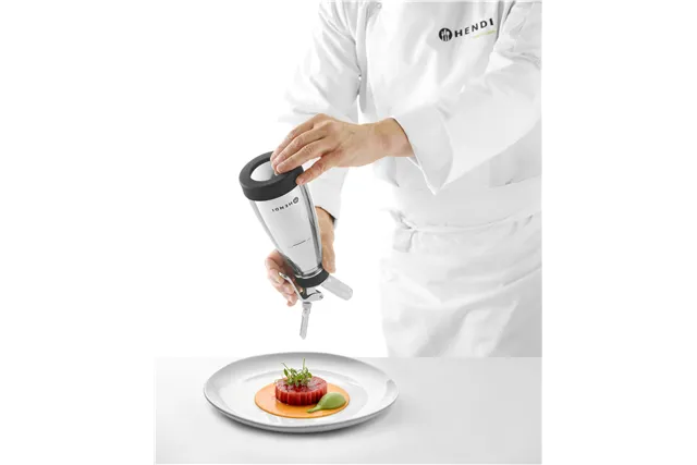 Termo syfon do ciepłych i zimnych sosów, 0,5L, ⌀95x275mm HENDI 588697