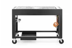 Grill gazowy Tampa, czarny, 10kW, 1260x580x900mm HENDI 700044