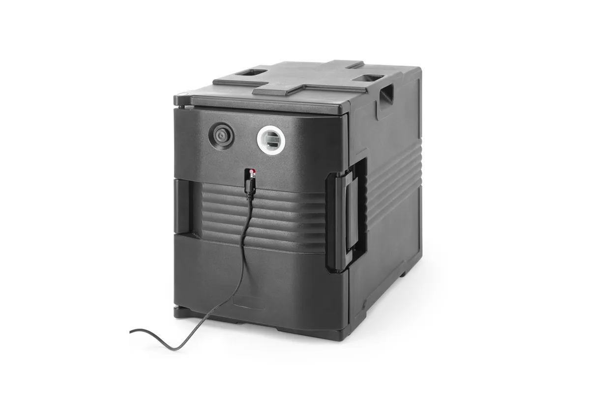 Pojemnik termoizolacyjny cateringowy z funkcją podgrzewania, GN 1/1, 477x680x620mm AmerBox 707692