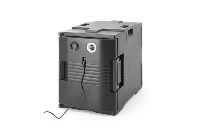Pojemnik termoizolacyjny cateringowy z funkcją podgrzewania, GN 1/1, 477x680x620mm AmerBox 707692