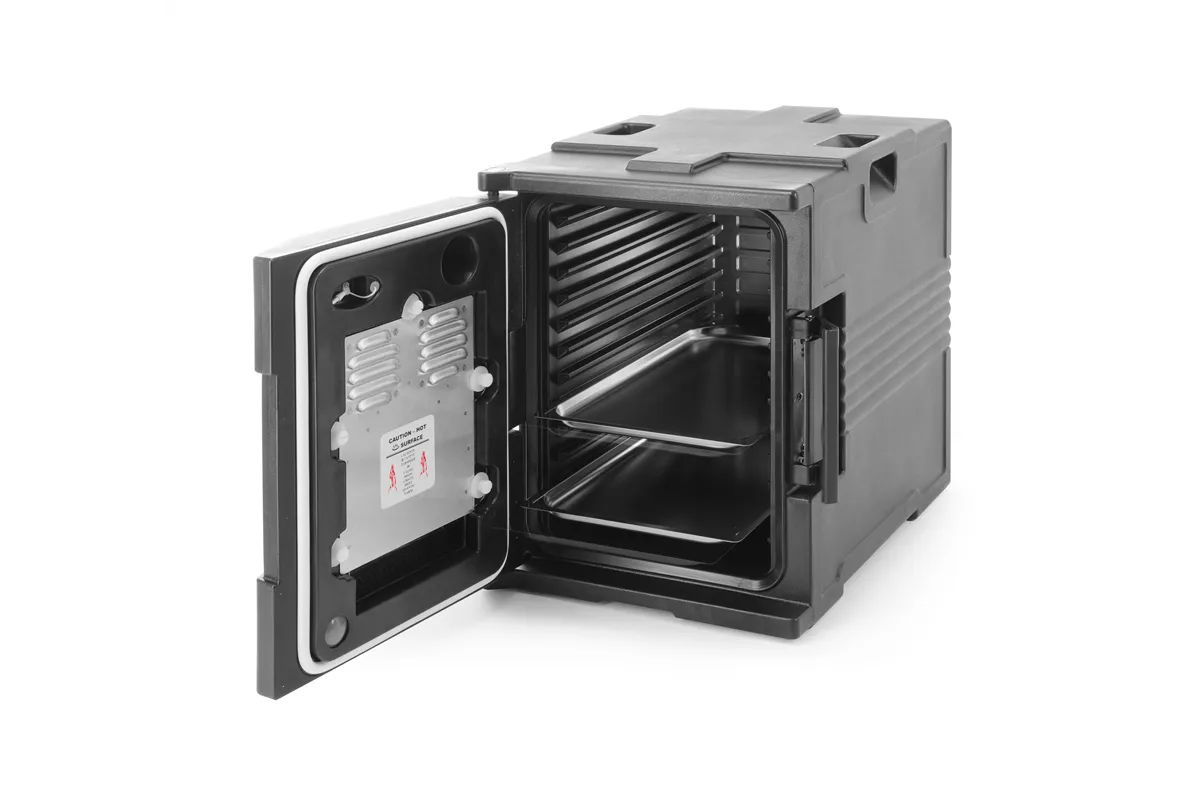 Pojemnik termoizolacyjny cateringowy z funkcją podgrzewania, GN 1/1, 477x680x620mm AmerBox 707692