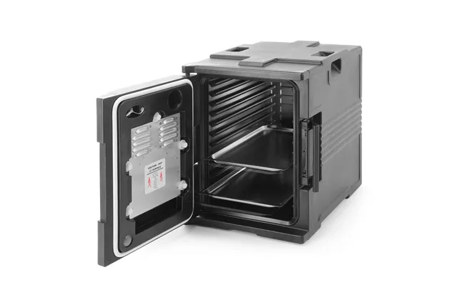 Pojemnik termoizolacyjny cateringowy z funkcją podgrzewania, GN 1/1, 477x680x620mm AmerBox 707692