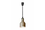 Lampa do podgrzewania potraw wisząca, cylindryczna, beżowy, 230V/250W, ⌀175x250mm HENDI 273784
