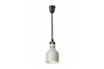 Lampa do podgrzewania potraw wisząca, cylindryczna, biały, 230V/250W, ⌀175x250mm HENDI 273821