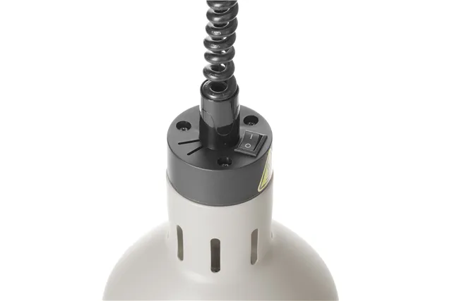 Lampa do podgrzewania potraw wisząca, cylindryczna, biały, 230V/250W, ⌀175x250mm HENDI 273821