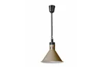 Lampa do podgrzewania potraw wisząca, stożkowa, beżowy, 230V/250W, ⌀275x250mm HENDI 273777