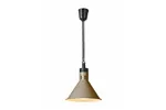 Lampa do podgrzewania potraw wisząca, stożkowa, beżowy, 230V/250W, ⌀275x250mm HENDI 273777
