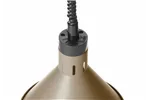 Lampa do podgrzewania potraw wisząca, stożkowa, beżowy, 230V/250W, ⌀275x250mm HENDI 273777